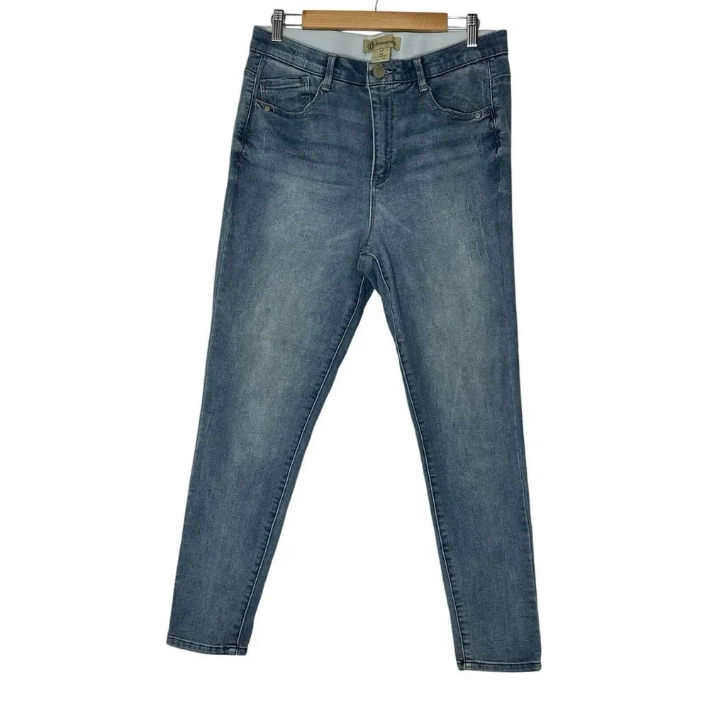 Democracy AB Technology Jeans  Women Size 12‎ Stretch Skinny Medium Wash Pants